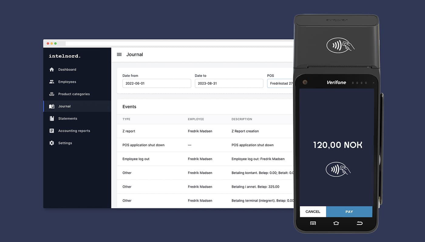 Intelnord POS platform